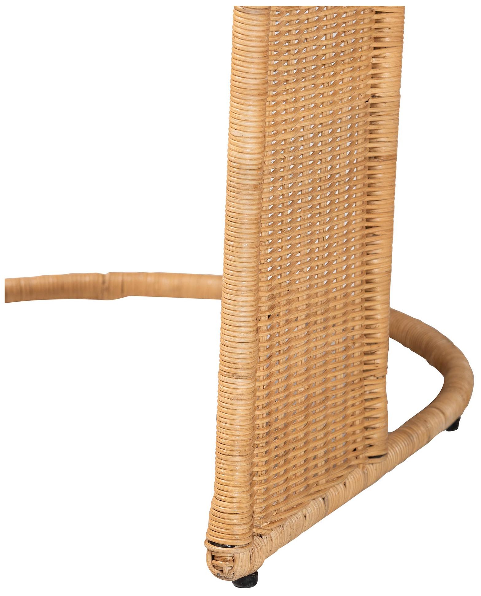Image 7 bali & pari Palm Bohemian Light Honey Rattan Dining Chair more views
