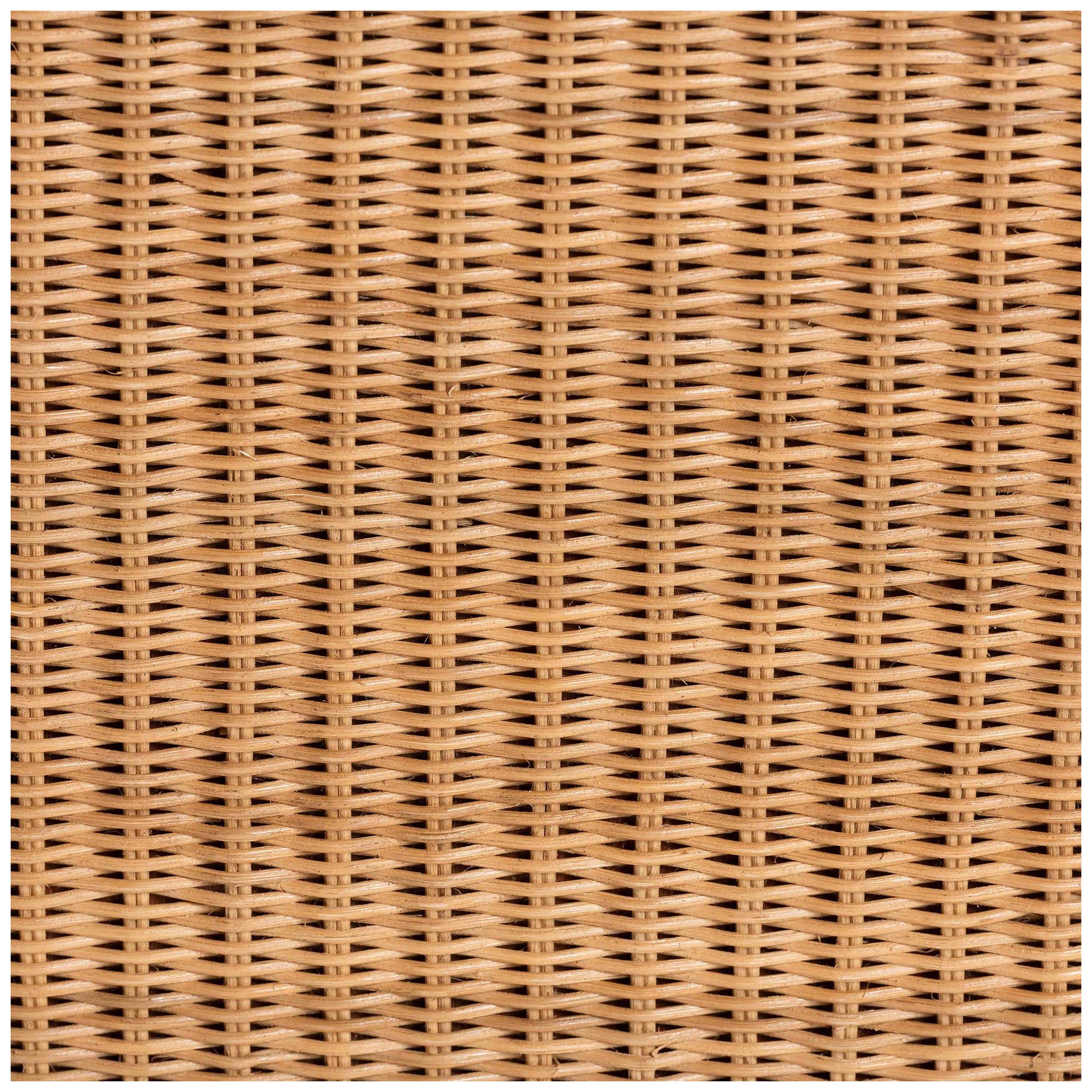 Image 6 bali & pari Palm Scalloped Rattan Coffee Table, Light Honey more views