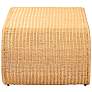 4_bali & pari Palm Waterfall Natural Rattan Coffee Table - Wicker Centerpiece more views