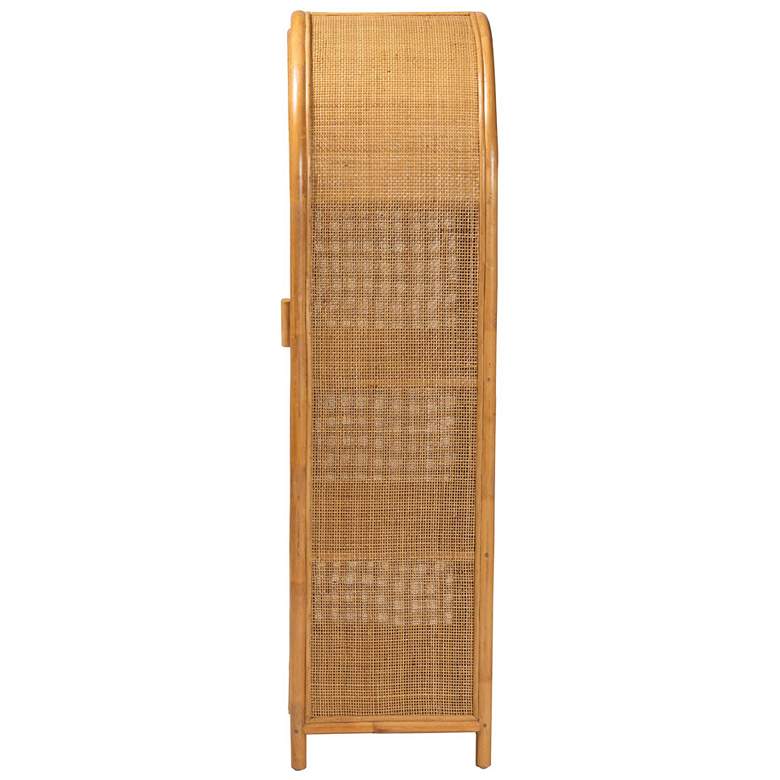 Image 5 bali & pari Paloma Light Honey Rattan Large Storage Cabinet more views