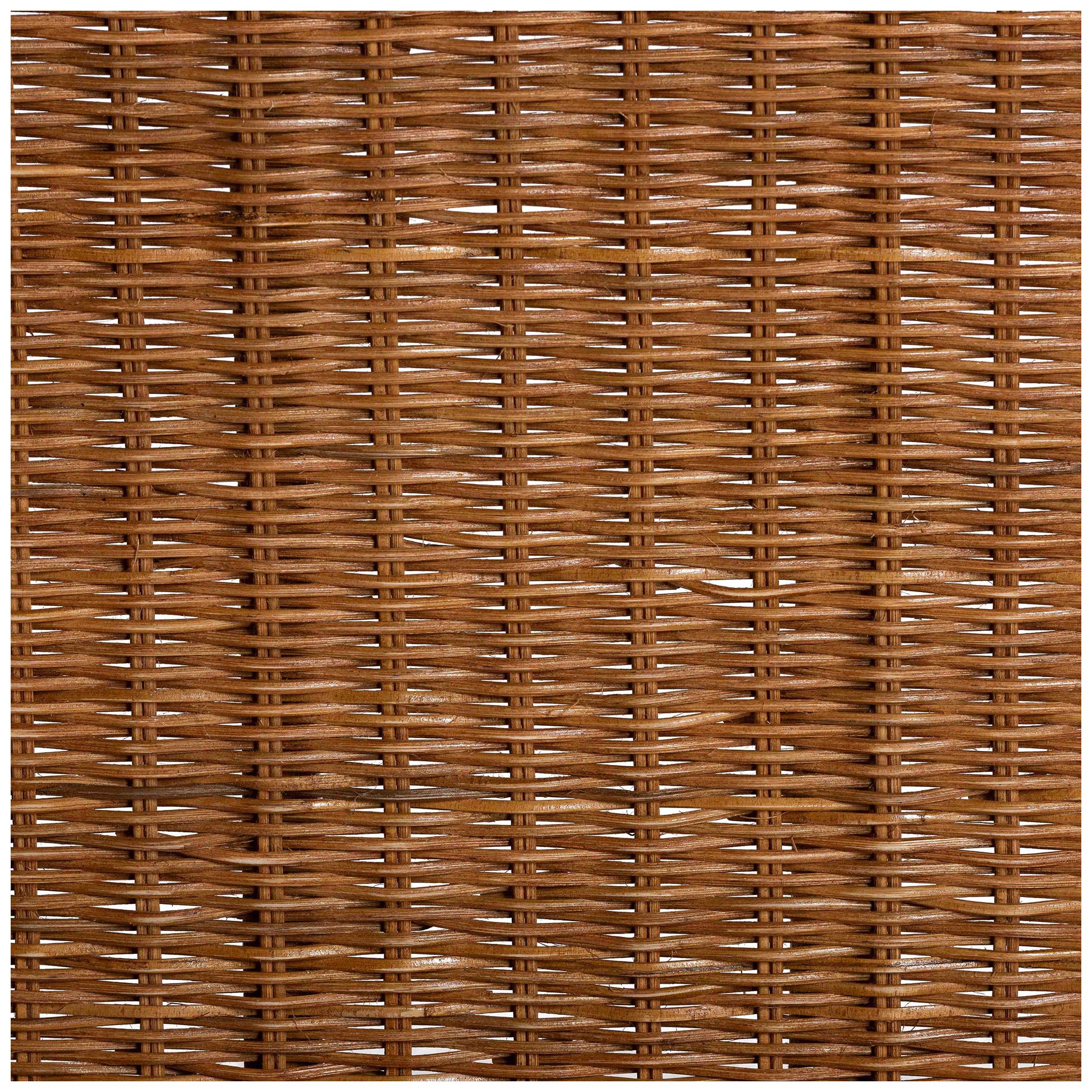 bali & pari Papina Natural Rattan Pet Bed with Removable Cushion