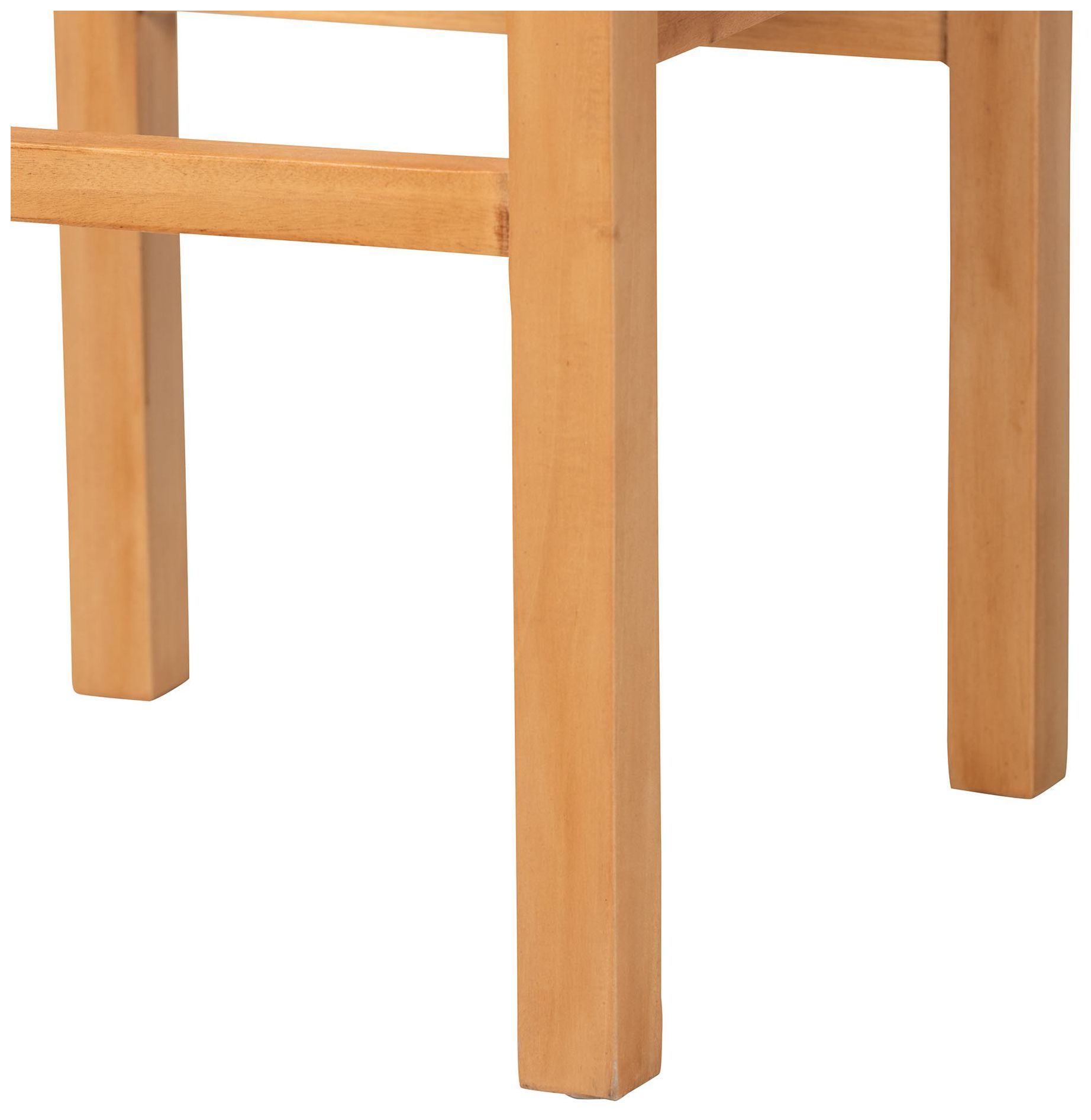 Image 7 bali & pari Pava Woven Seagrass Bar Stool - with Textured Back, Bar Height more views