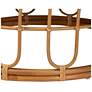 4_bali & pari Phoenix Modern Bohemian Light Honey Rattan Coffee Table more views