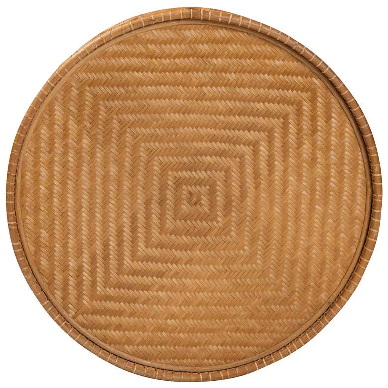 Image 5 bali & pari Phoenix Modern Bohemian Light Honey Rattan Coffee Table more views