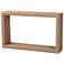 bali & pari Rajiya Handwoven Jute Console Table - Rectangular Entryway