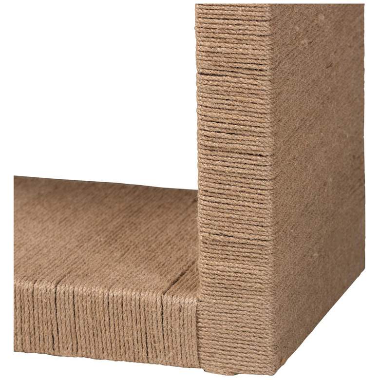 Image 5 bali & pari Rajiya Handwoven Jute Console Table - Rectangular Entryway more views