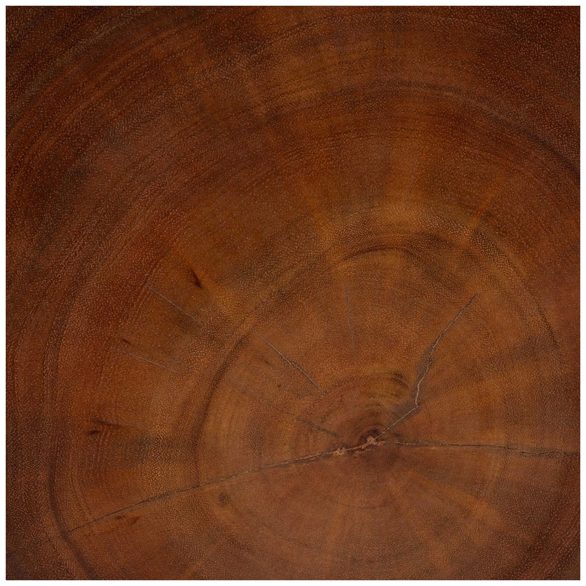 Image 6 bali & pari Rapha Suar Wood Accent Table - Sculptural Pedestal more views