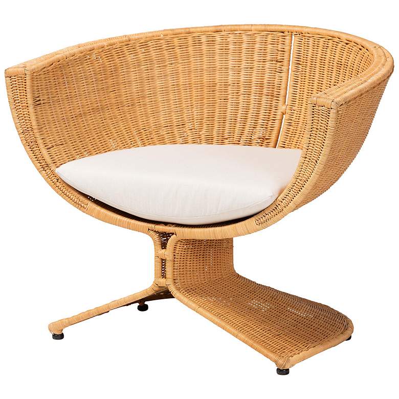 Image 4 bali & pari Reya Natural Rattan 2-Piece Living Room Set - Accent Seating more views
