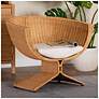 1_bali & pari Reya Natural Rattan Lounge Chair - Wicker Accent Seating