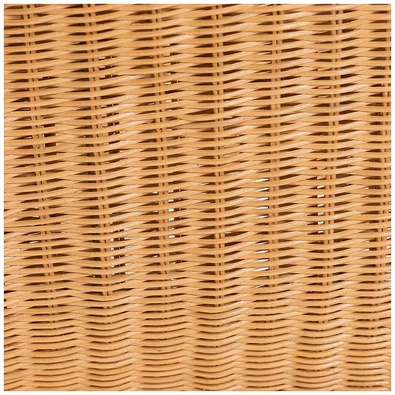 Image 7 bali & pari Reya Natural Rattan Lounge Chair - Wicker Accent Seating more views
