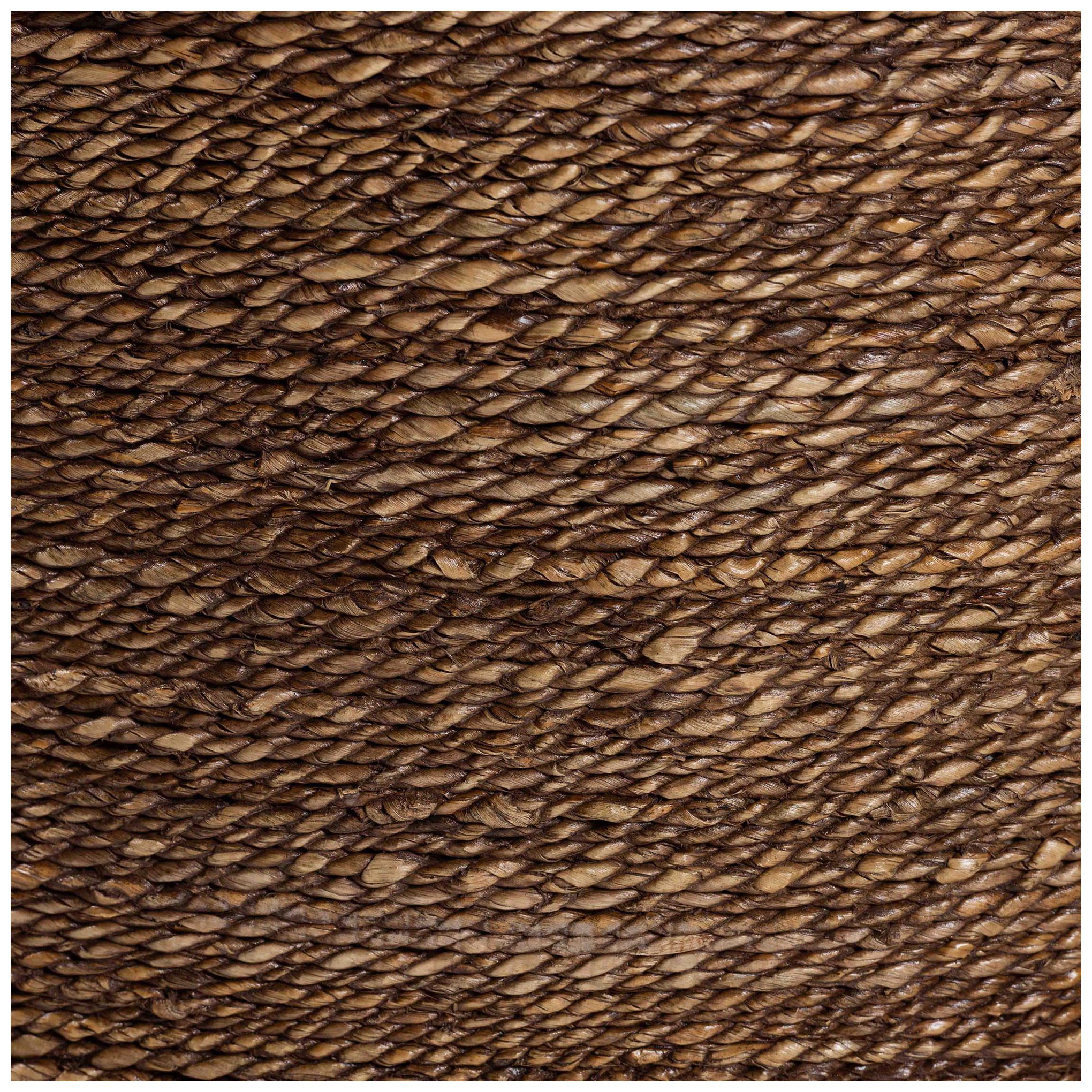bali & pari Ridley Seagrass Dining Chair with Mahogany Wood - Brown Wash