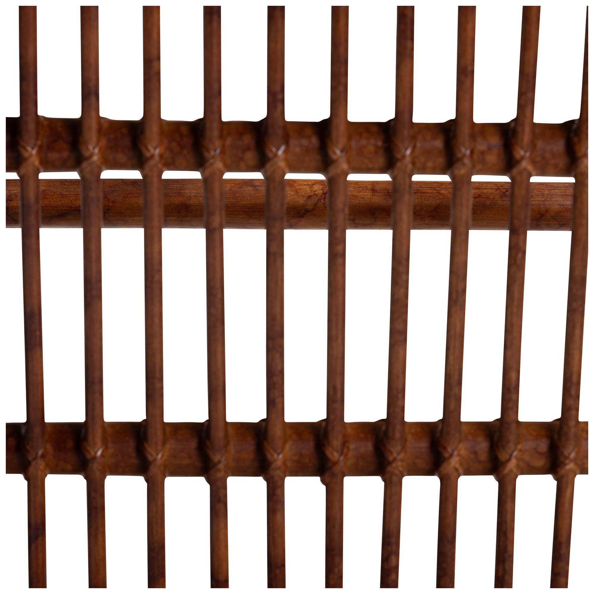 bali & pari Rio Marbled Tortoise Rattan Dining Chair with Removable Cushion