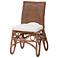 bali & pari Rivan Natural Rattan Dining Chair - Wicker Accent Chair