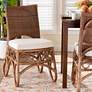 1_bali & pari Rivan Natural Rattan Dining Chair - Wicker Accent Chair