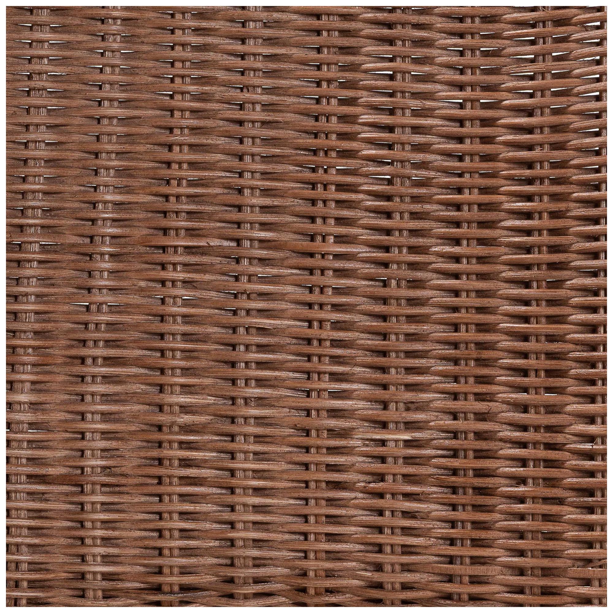 bali & pari Rivan Natural Rattan Dining Chair - Wicker Accent Chair