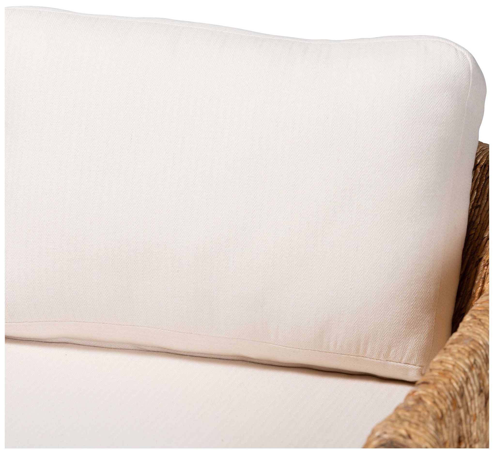 Image 6 bali & pari Roma Rattan and Seagrass Armchair with Cushions - Handwoven more views