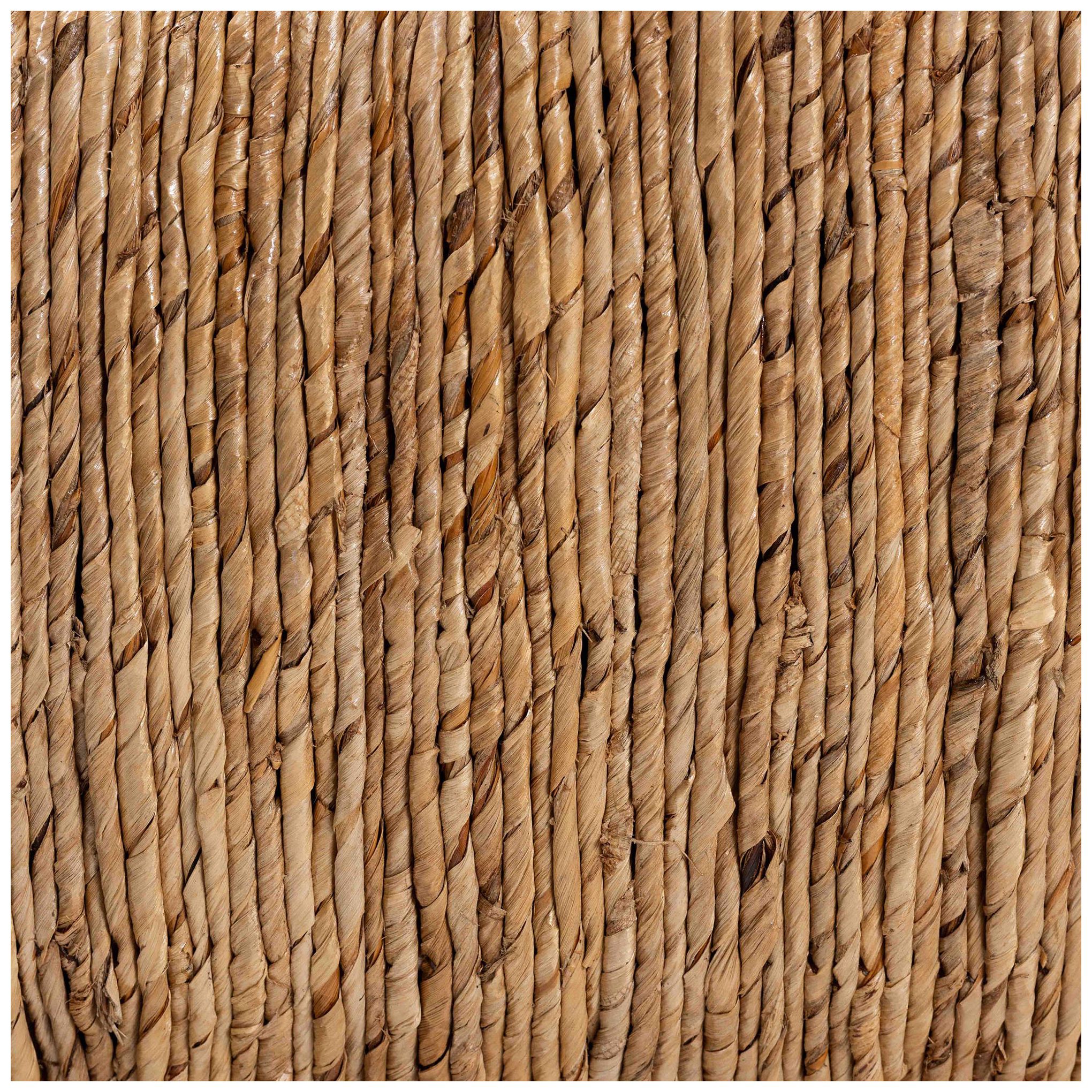 bali & pari Roma Rattan and Seagrass Armchair with Cushions - Handwoven