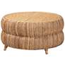 2_bali & pari Roma Rattan and Seagrass Coffee Table - Rattan Centerpiece