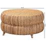6_bali & pari Roma Rattan and Seagrass Coffee Table - Rattan Centerpiece more views