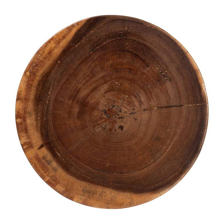 Image 5 bali & pari Samira Solid Suar Wood Side Table - Handcrafted End Table more views