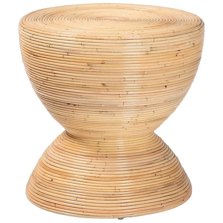 Image 2 bali & pari Tokyo Natural Laminated Natural Rattan Side Table