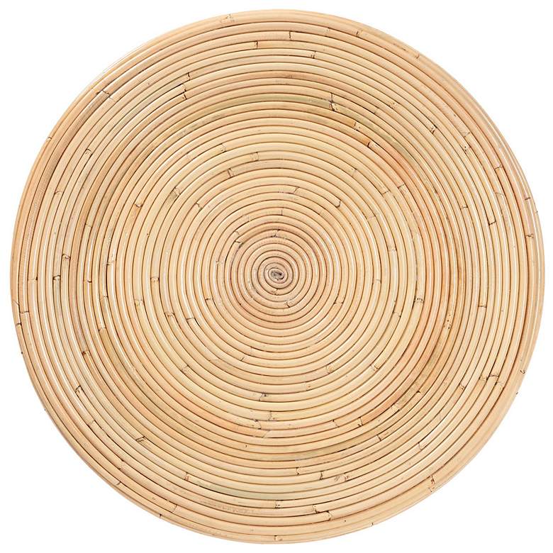 Image 6 bali & pari Tokyo Natural Laminated Natural Rattan Side Table more views