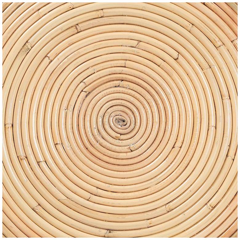 Image 7 bali & pari Tokyo Natural Laminated Natural Rattan Side Table more views