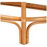 6_bali & pari Wakana Modern Bohemian Natural Brown Rattan Console Table more views