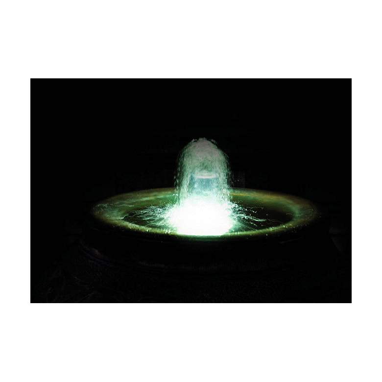 Image 2 Bali Urn 33 1/2" High Bronze Patina LED Outdoor Fountain more views