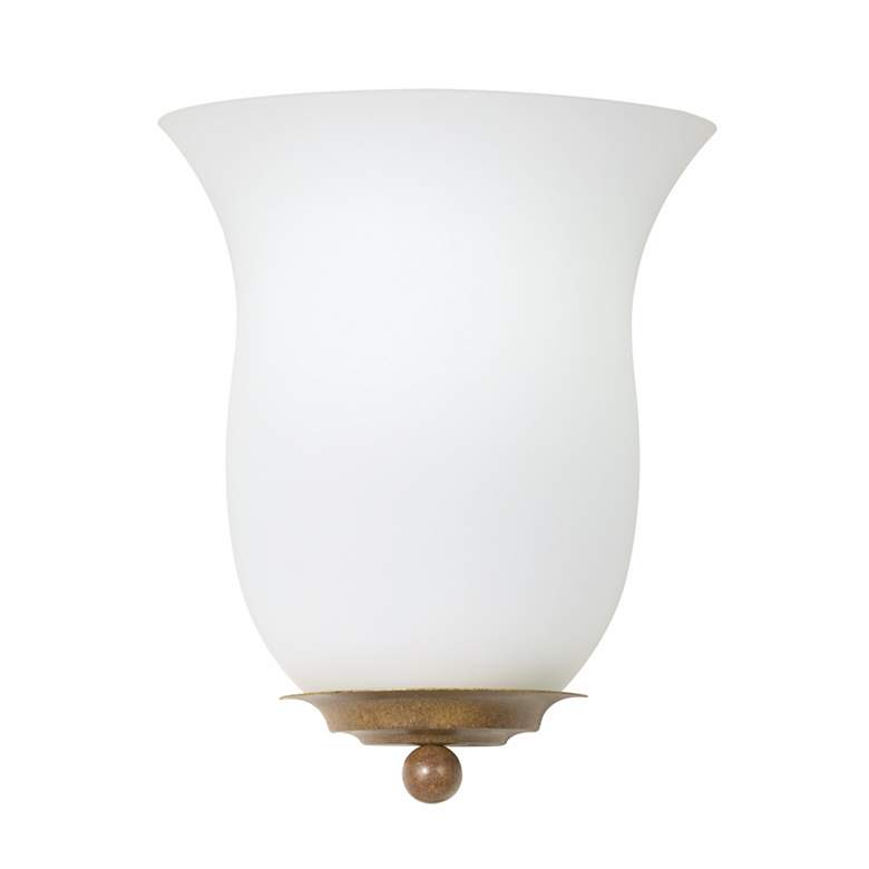 Image 1 Ball and Bobeche 9 1/2" High ADA Compliant Wall Sconce