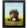1_Ball Hog No. 2 9"W x 11"H Non-Glass Framed Art