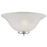 Ballerina; 1 Light; Wall Sconce; Brushed Nickel with Frosted Glass