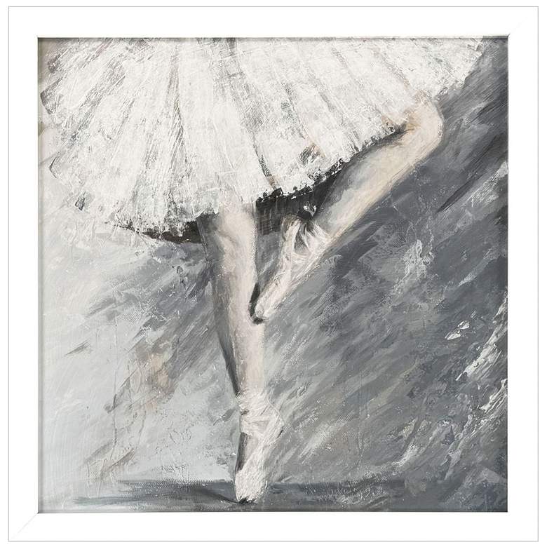 Image 1 Ballerina 29"W x 29"H Non-Glass Framed Wall Art