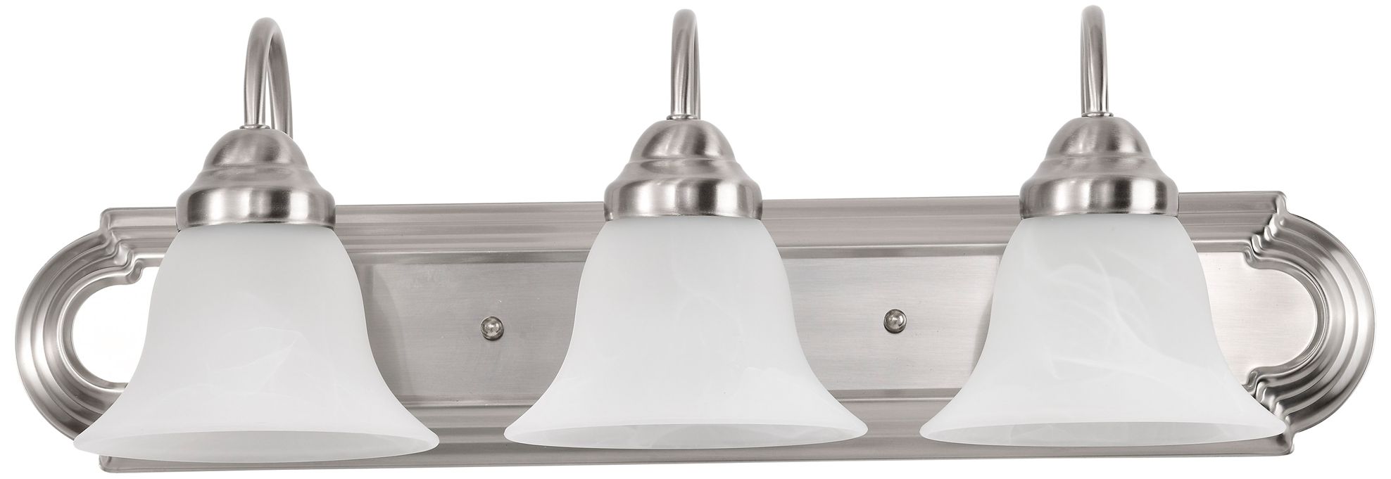 Image 3 Ballerina; 3 Light; 24 in.; Vanity with Alabaster Glass Bell Shades more views