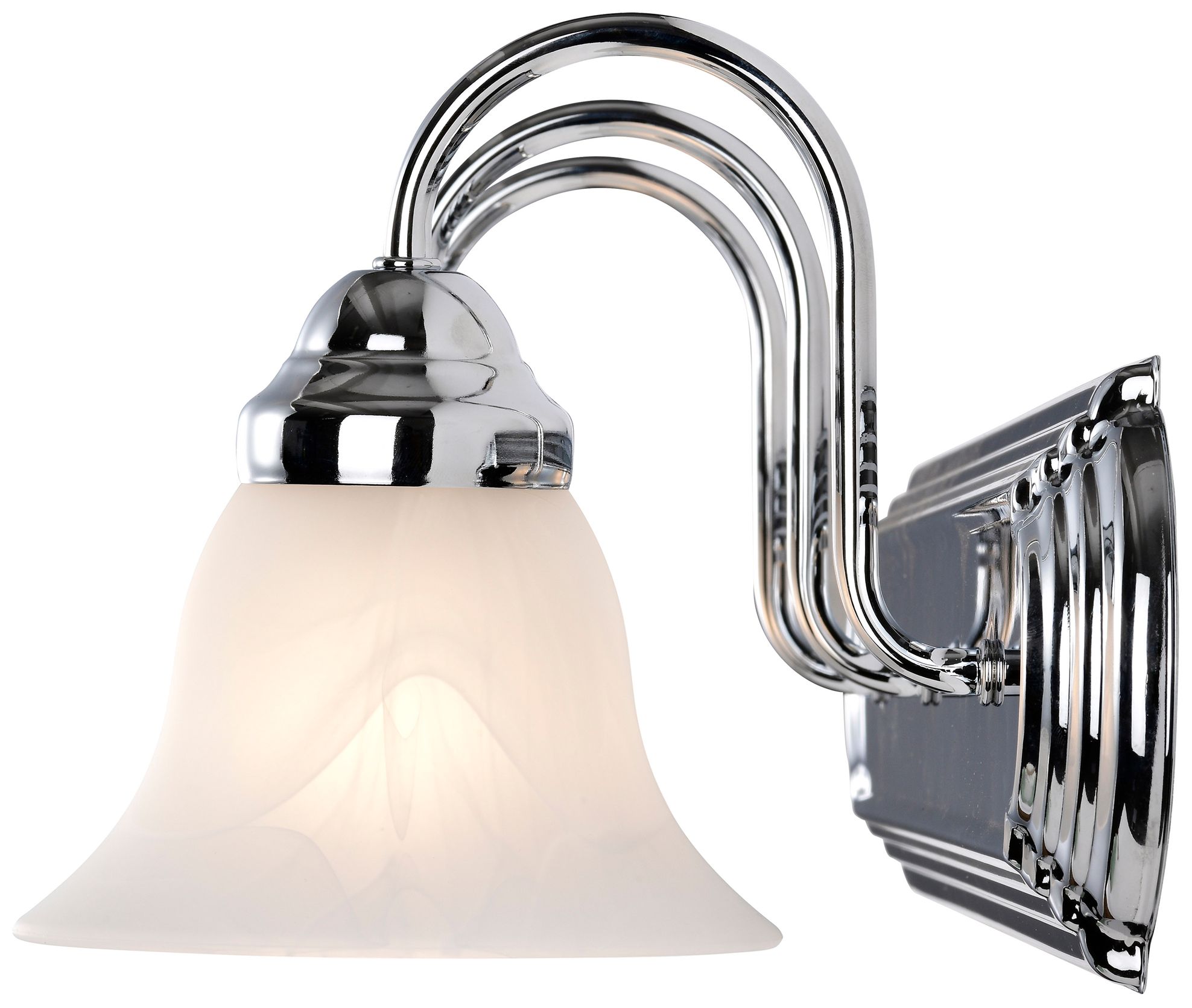 Image 5 Ballerina; 3 Light; 24 in.; Vanity with Alabaster Glass Bell Shades more views