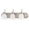 Ballerina; 3 Light; 24 in.; Vanity with Frosted White Glass