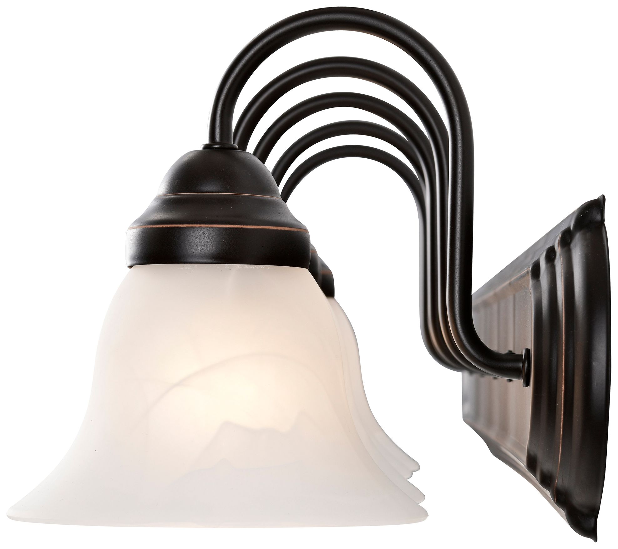 Image 7 Ballerina; 5 Light; 36 in.; Vanity with Alabaster Glass Bell Shades more views