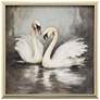 1_Ballet of the Swans I 26"W x 26"H Traditional Framed Art