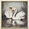 Ballet of the Swans I 26"W x 26"H Traditional Framed Art