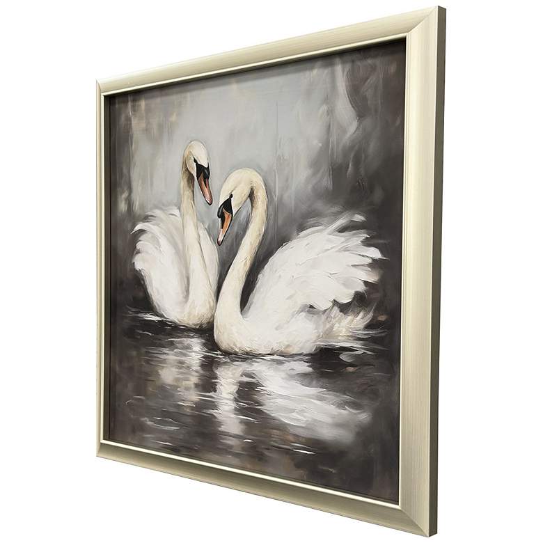 Image 2 Ballet of the Swans I 26"W x 26"H Traditional Framed Art more views