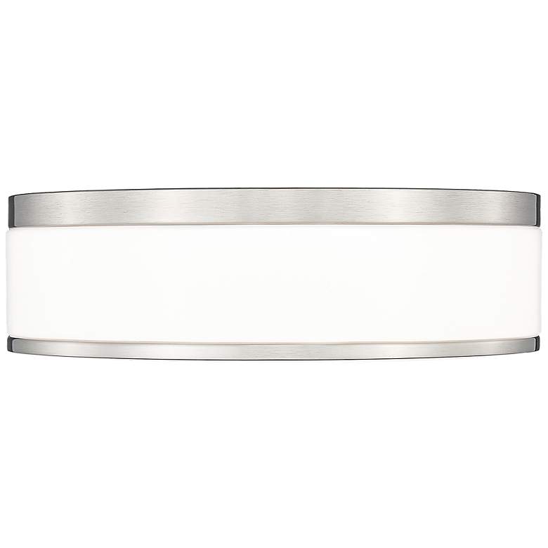 Image 4 Ballord 12" Wide Brushed Nickel LED Ceiling Light more views