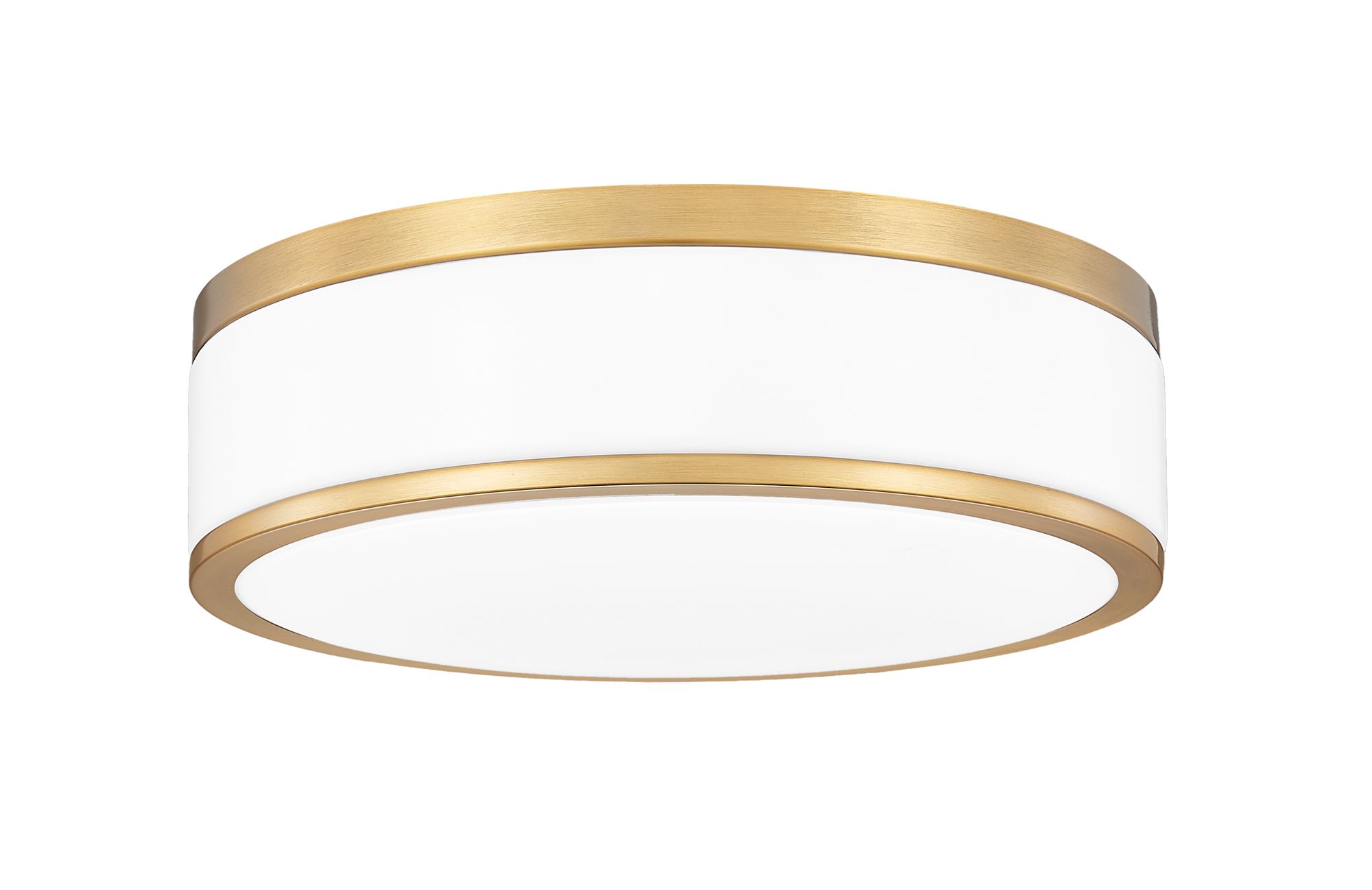 Ballord 12" Wide Modern Gold LED Ceiling Light