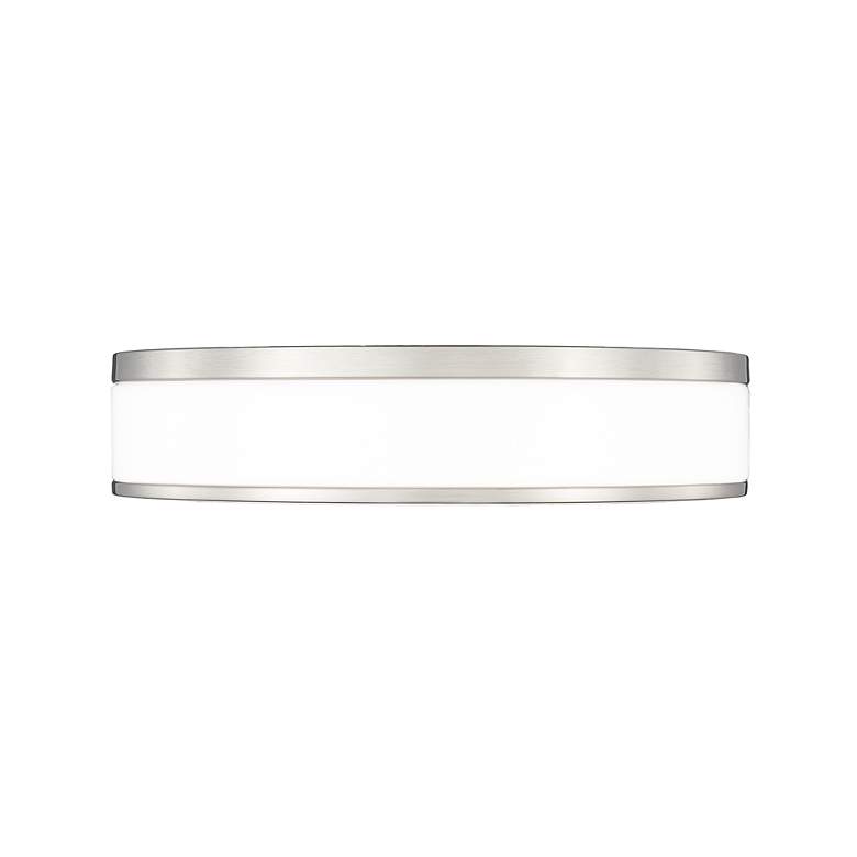 Image 5 Ballord by Z-Lite Brushed Nickel LED 16 inch 1 Light Flush Mount more views