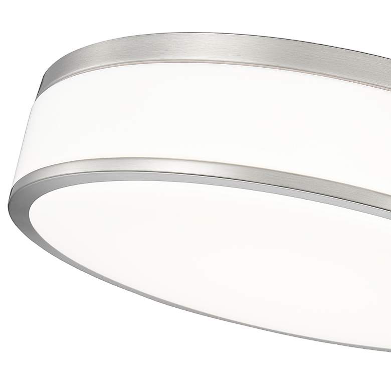 Image 7 Ballord by Z-Lite Brushed Nickel LED 16 inch 1 Light Flush Mount more views