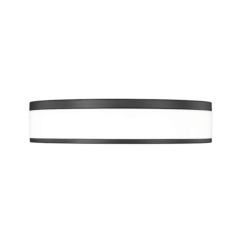 Image 4 Ballord by Z-Lite Matte Black LED 16 inch 1 Light Flush Mount more views