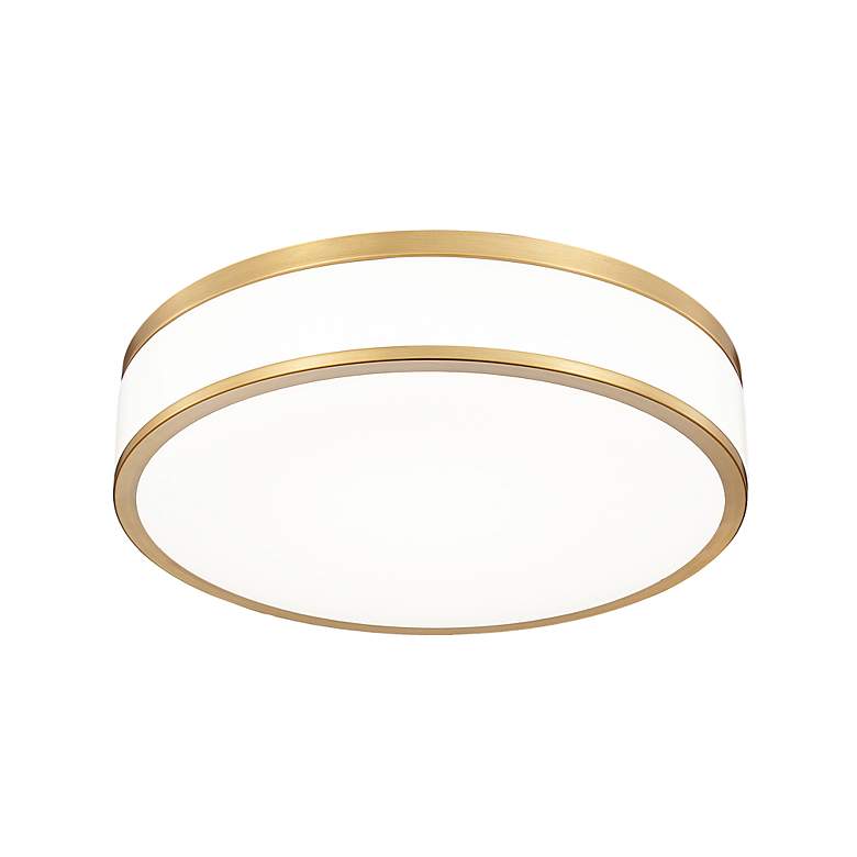 Image 6 Ballord by Z-Lite Modern Gold LED 16 inch 1 Light Flush Mount more views