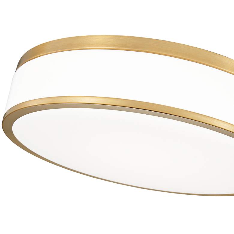 Image 7 Ballord by Z-Lite Modern Gold LED 16 inch 1 Light Flush Mount more views