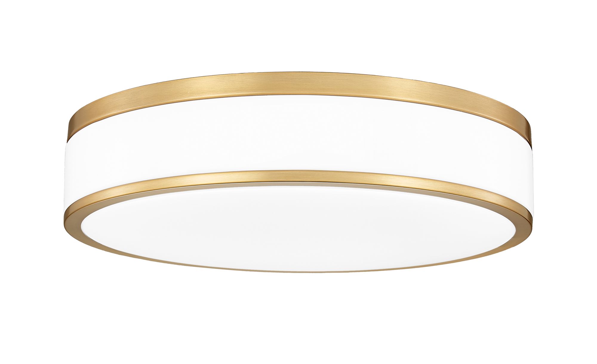 Ballord by Z-Lite Modern Gold LED 16 inch 1 Light Flush Mount