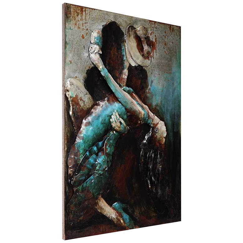 Image 4 Ballroom Dancers 48 inch High Mixed Media Dimensional Wall Art more views