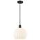 Ballston 10"W Oil Rubbed Bronze Corded Mini Pendant w/ White Venetian